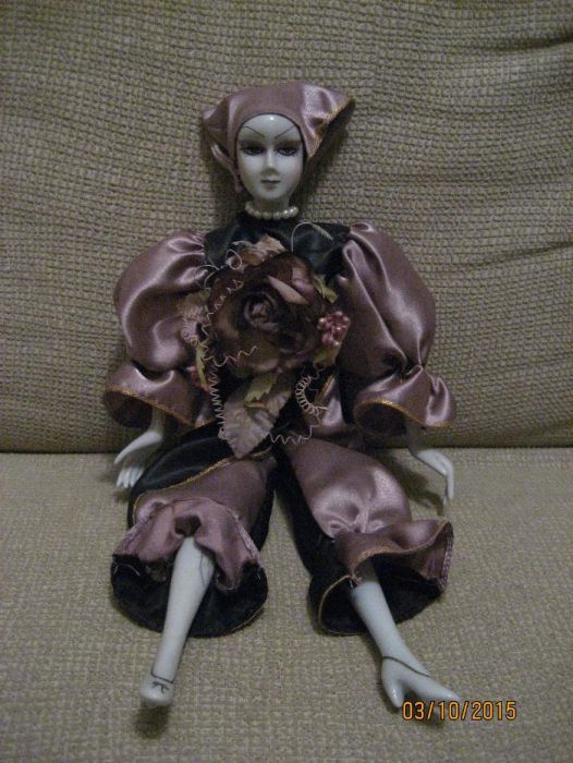 Pierrot em porcelana