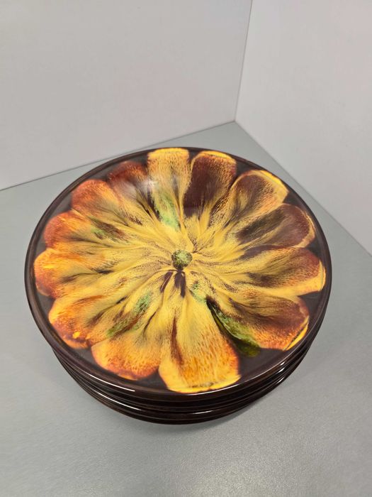 Zestaw talerzy ceramika z PRL-U