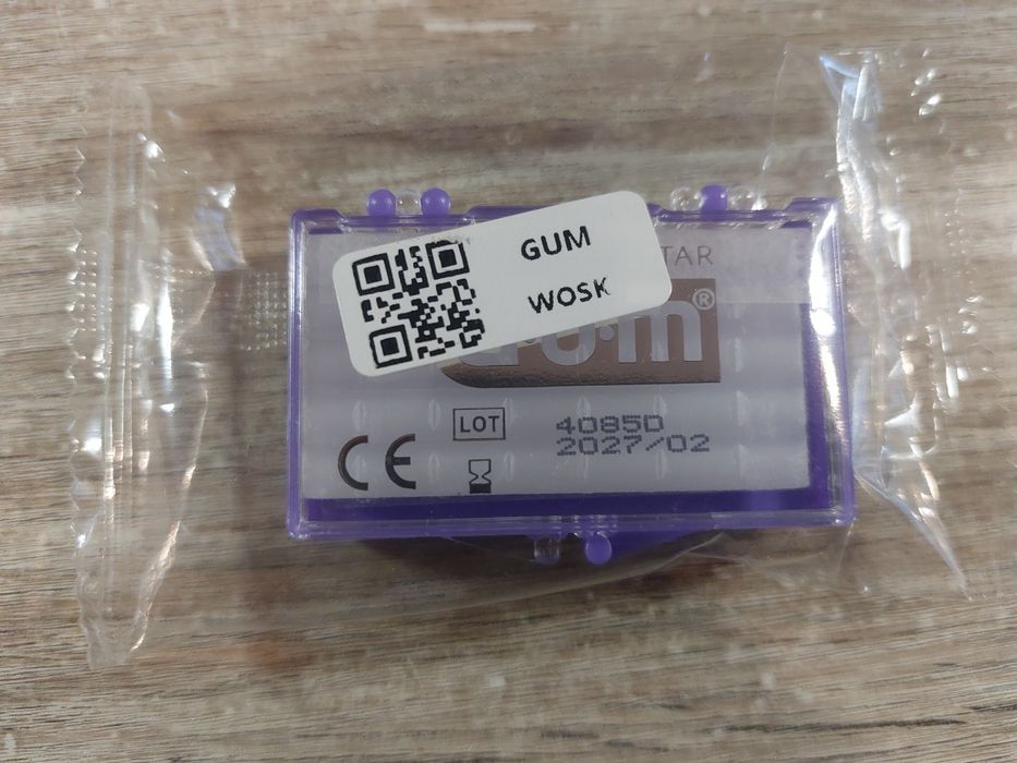 Wosk ortodontyczny SUNSTAR GUM Ortho bez smakowy 5 opakowań.