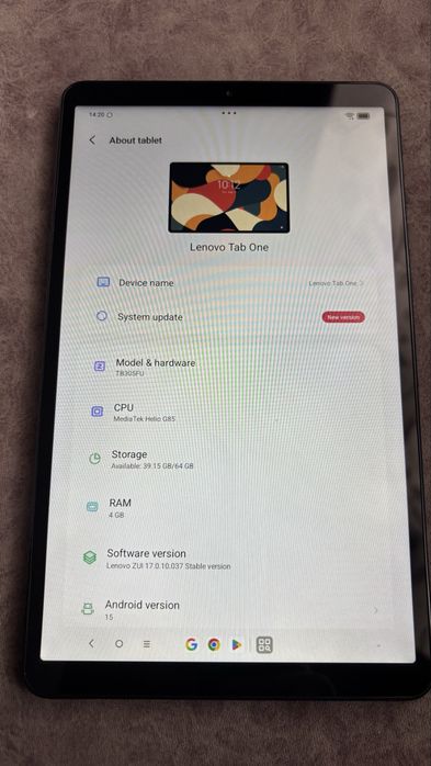 Lenovo Tab One 64GB + Capa