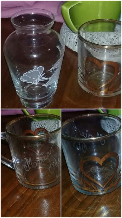 Various mugs. Tableware. Glass. Enamel442505441439928323