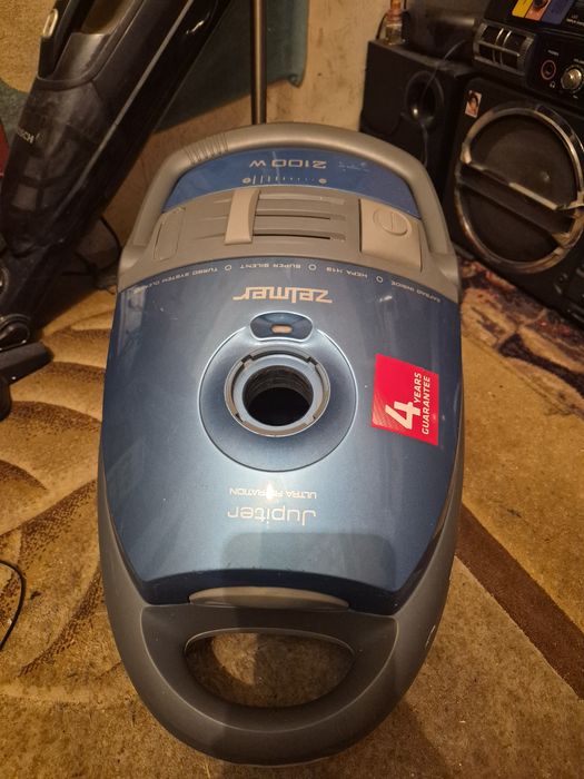 Odkurzacz Zelmer Jupiter 2100W workowy polski HEPA niebieski safbag