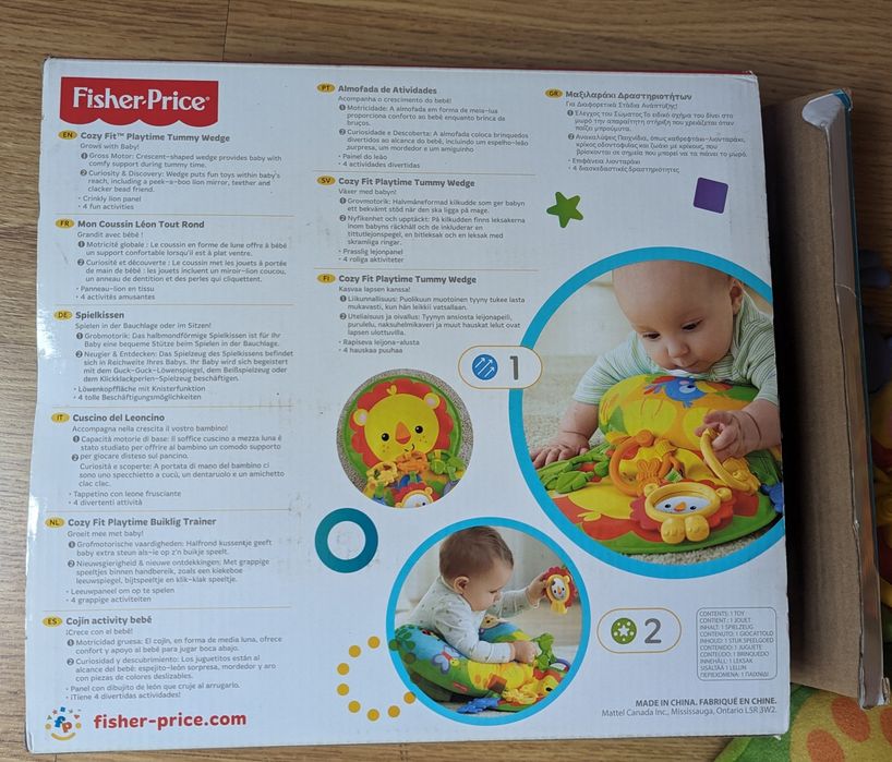 Almofada brinquedo ginásio fisher price