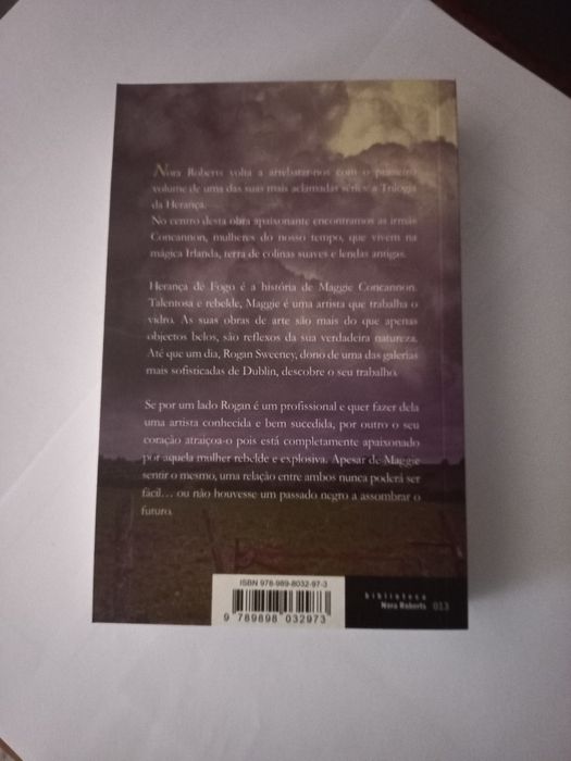 Livro novo "Herança de Fogo"