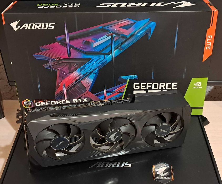 Видеокарта Gigabyte AORUS GeForce RTX™ 3060 ELITE 12G