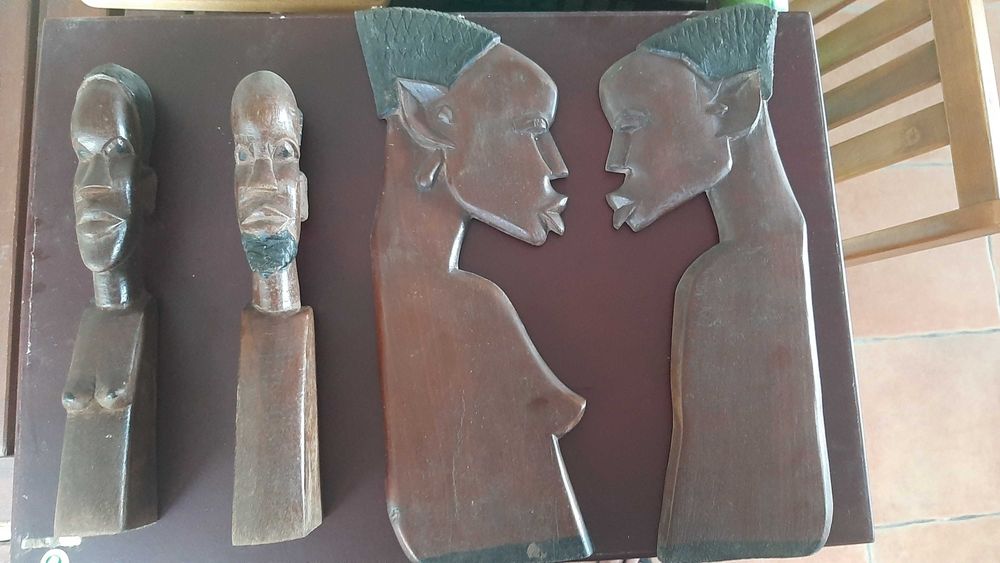 peças africanas decorativas