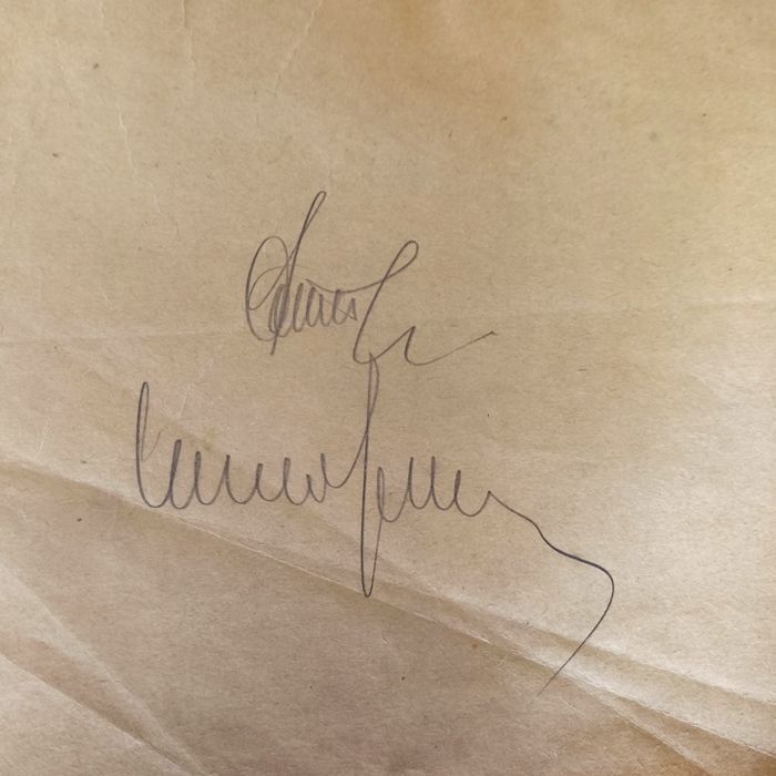 Stara księga z nutami z 1900 r. + autografy. Okaz kolekcjonerski.