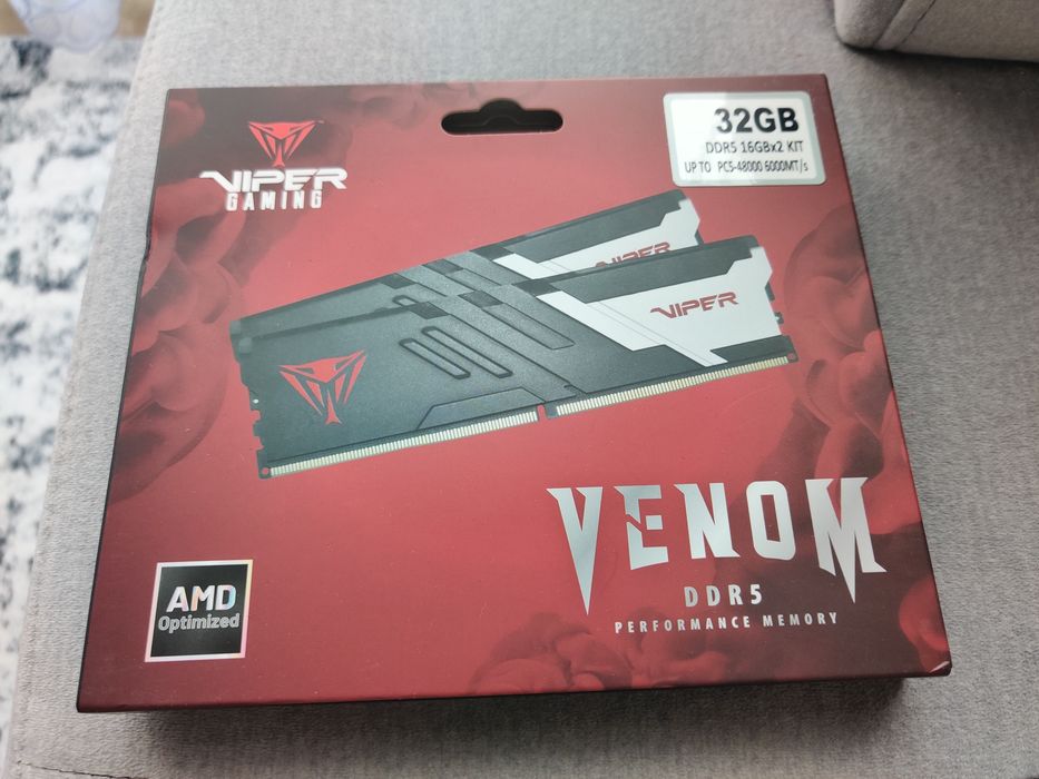 Ram ddr5 Patriot Viper Venom 32GB (2x16GB) 6000 CL30