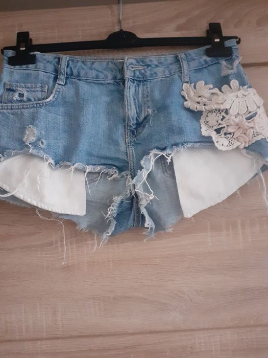 Spodenki krótkie, roz. S, Zara trafaluc, 100 %bawełny