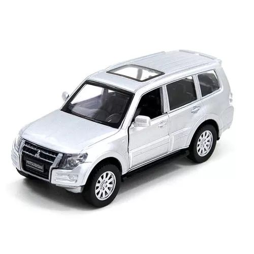Автомодель - Mitsubishi Pajero 4Wd Turbo 1:43 (Серебристый)