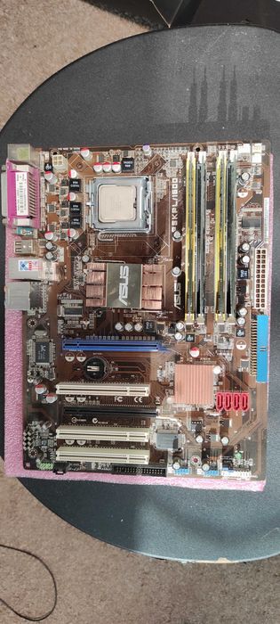 Материн плата комплект ASUS P5KPL/1600+проц+пам'ять,  MSI P55-CD53 Socket 1156+проц+пам'ять