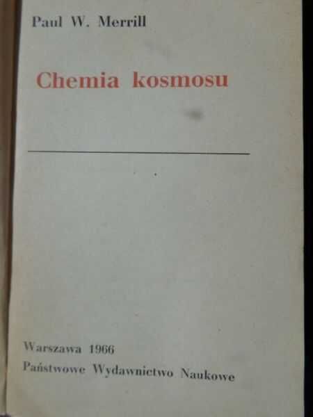 Chemia Kosmosu Paul W. Merrill