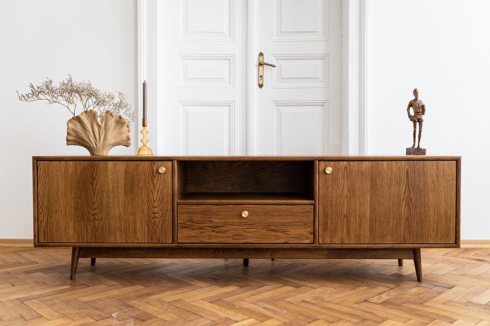 sideboard komoda RIBE II Vintage drewniana duński styl