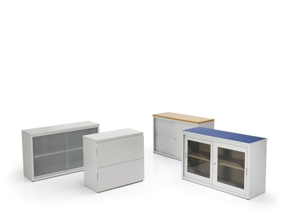 Armário Portas Correr Melamina Madeira p/ seu Escritório Material NOVO