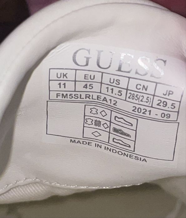 Шкіряні Кеди Кросівки Guess GUESS Розмір 45