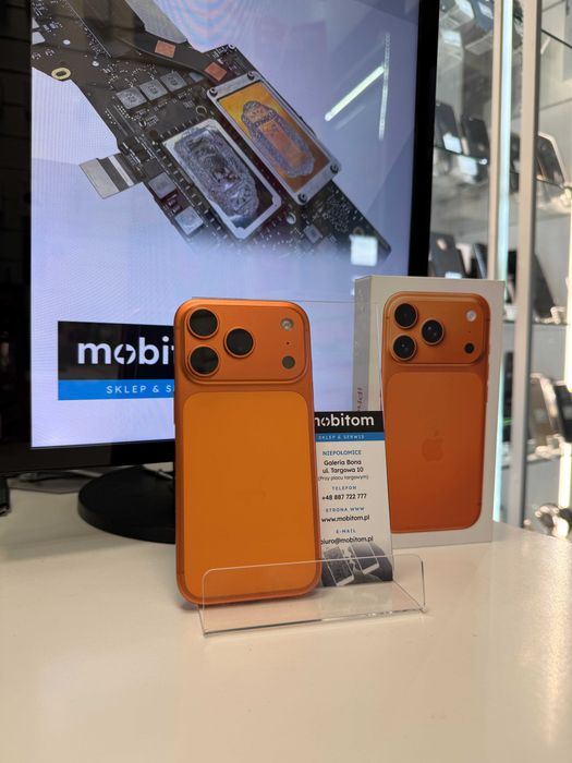 Apple iPhone 17 Pro 512GB Orange / Pomarańczowy Bateria 100% Stan BDB | GWARANCJA