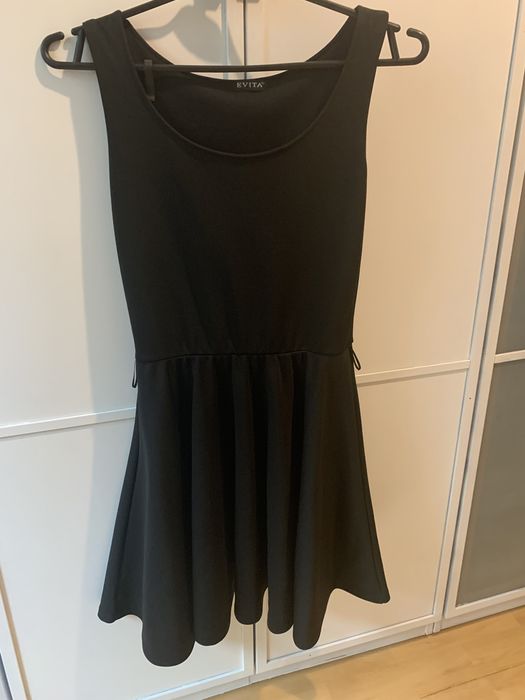Czarna sukienka, rozm XS, 152