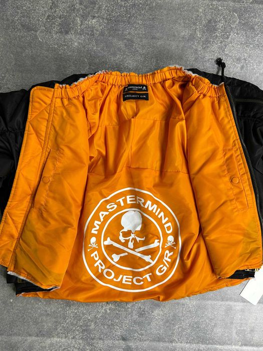 Бомбер Project GR Mastermind MA-1 черный куртка курточка чорний opium