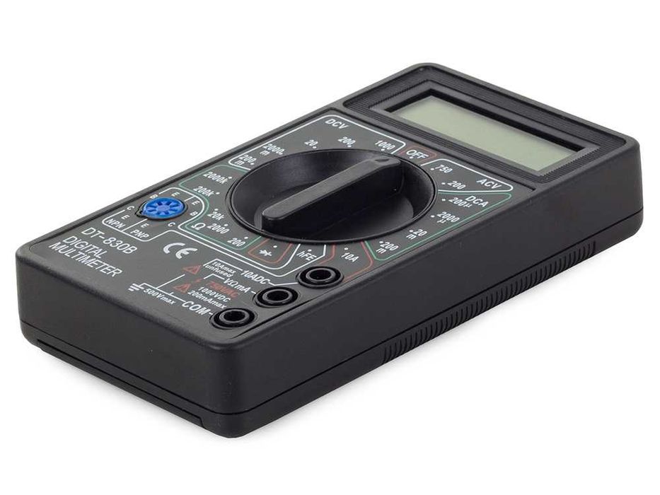 Cyfrowy MIERNIK MULTIMETR Pomiary Prąd AC/DC LCD Elektronika DT-830B