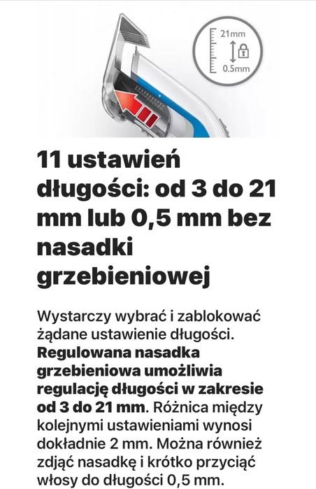 Maszynka do strzyżenia włosów Philips