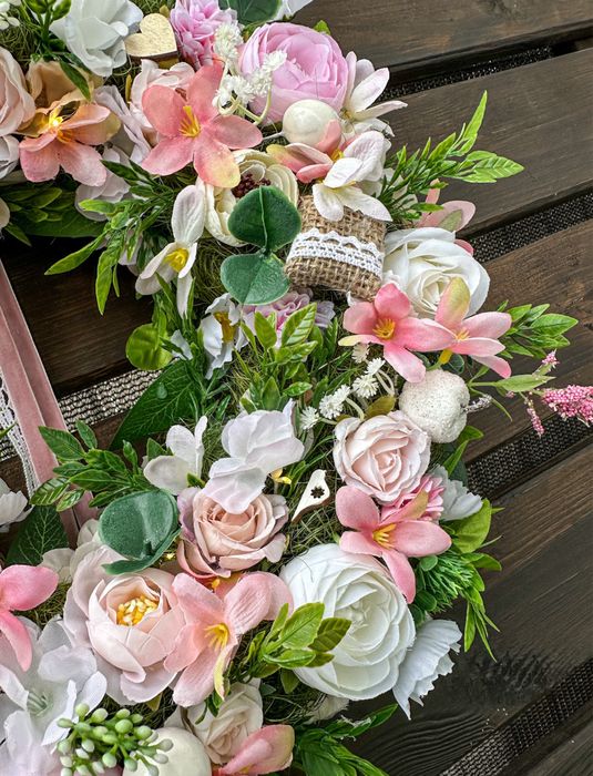 Wianek na drzwi ze światełkami 37cm. 062507