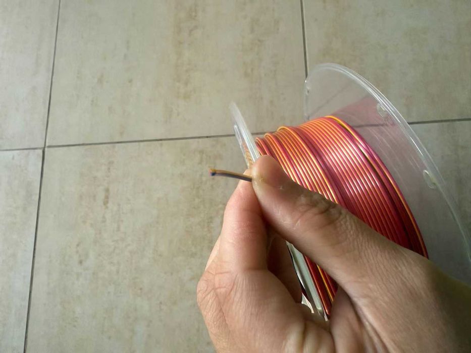 Conjunto de filamento de impressora Silk PLA gradiente filamento PLA