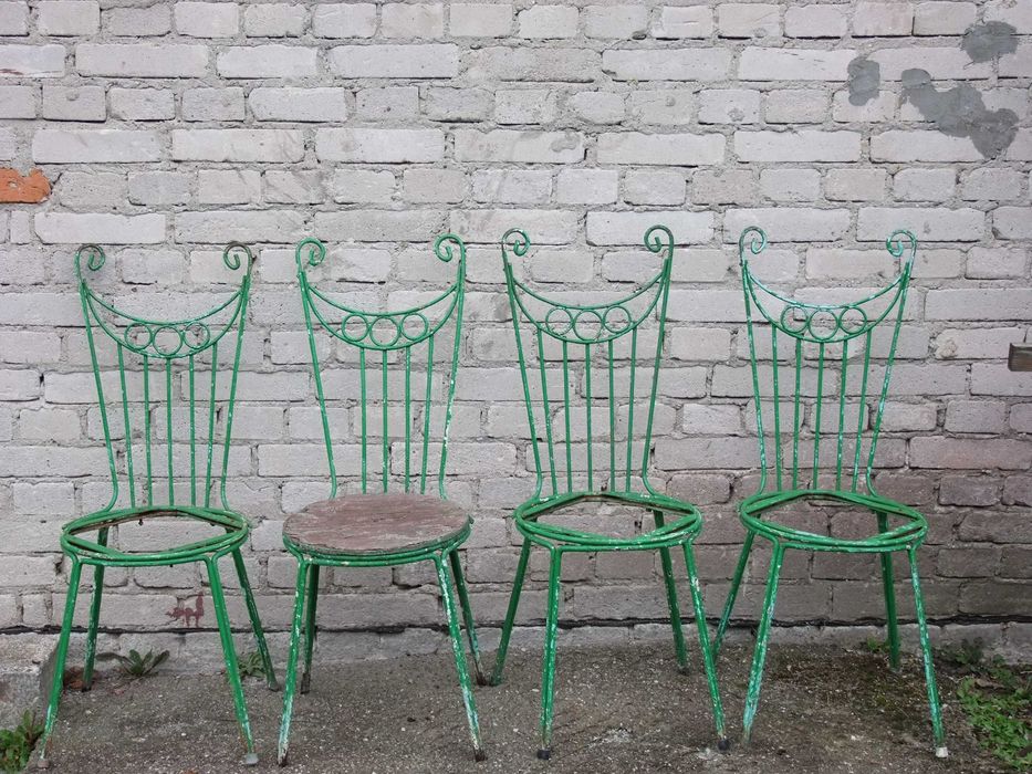 Zestaw krzeseł ogrodowych