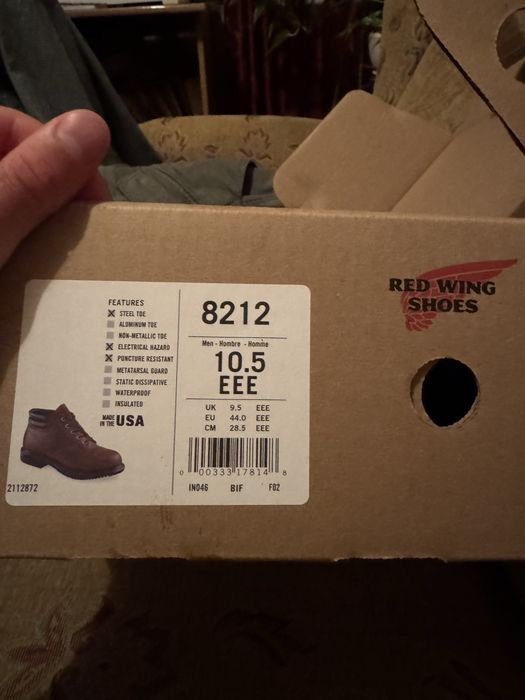 Чоловічі робочі черевики Red Wing Shoes, шкіра, нові