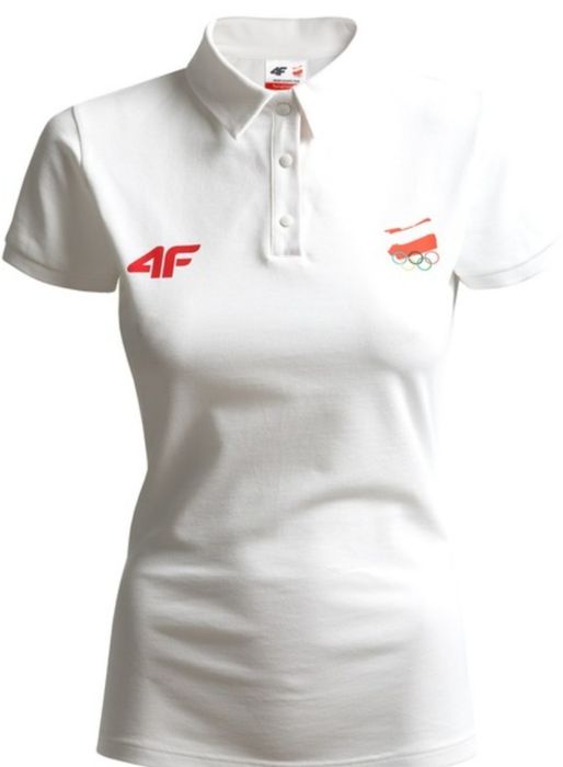 Koszulka damska polo Polska 4F