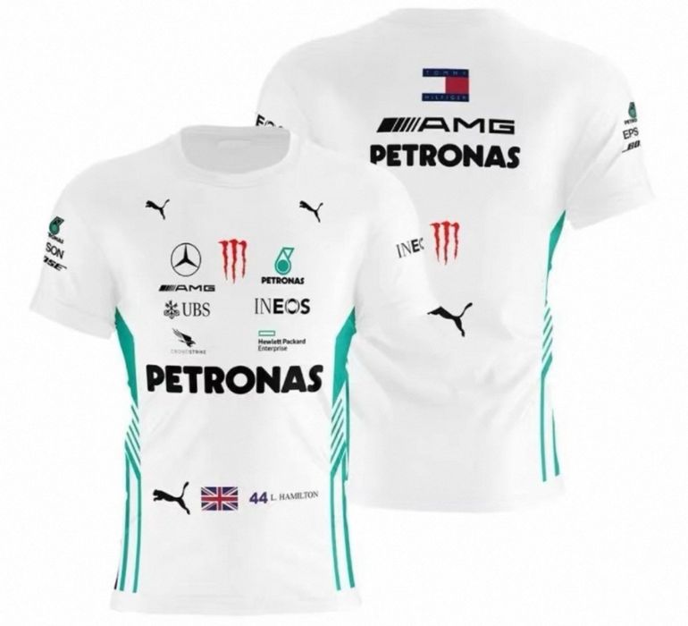 Camisas Mercedes Petronas Hamilton. Novas. Marca F1