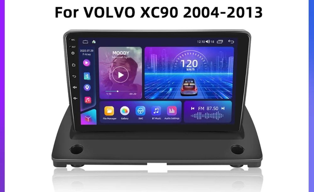Rádio 9" android volvo xc90 2004 a 2013 CARPLAY WIFI GPS 2/32GB Novo