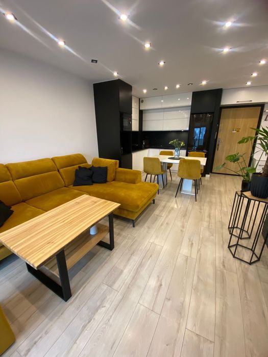 Apartament z garażem i ogródkiem Sobola Biel klimatyzacja 44m2