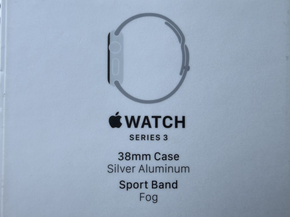 Apple WATCH SERIES 3 38mm Case Silver Aluminum