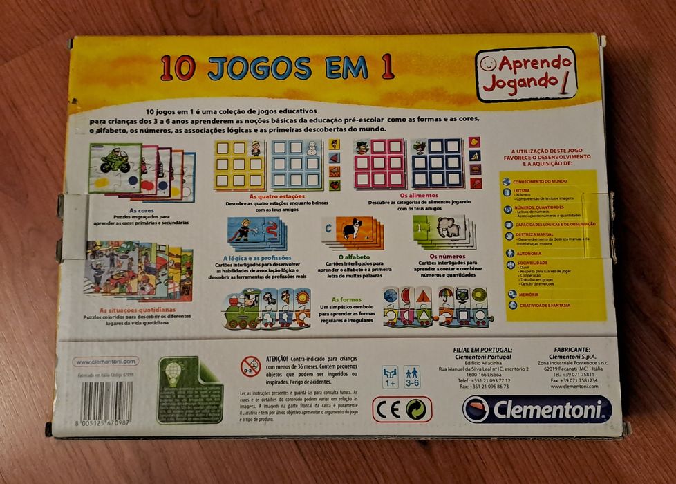 Jogo: Aprendo jogando 10 em 1