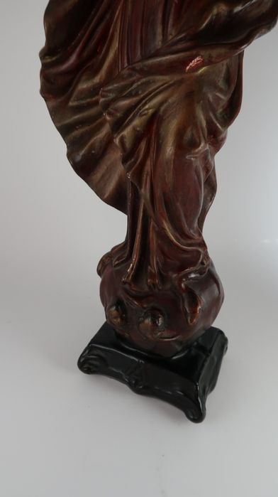 Estatueta de Imagem Antiga Religiosa 42 cm
