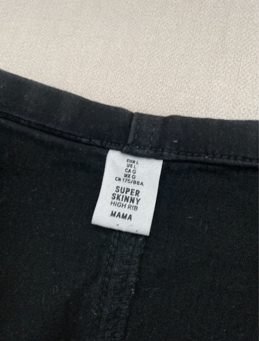 2x Spodnie ciążowe dresy i jeansy H&M rozm L