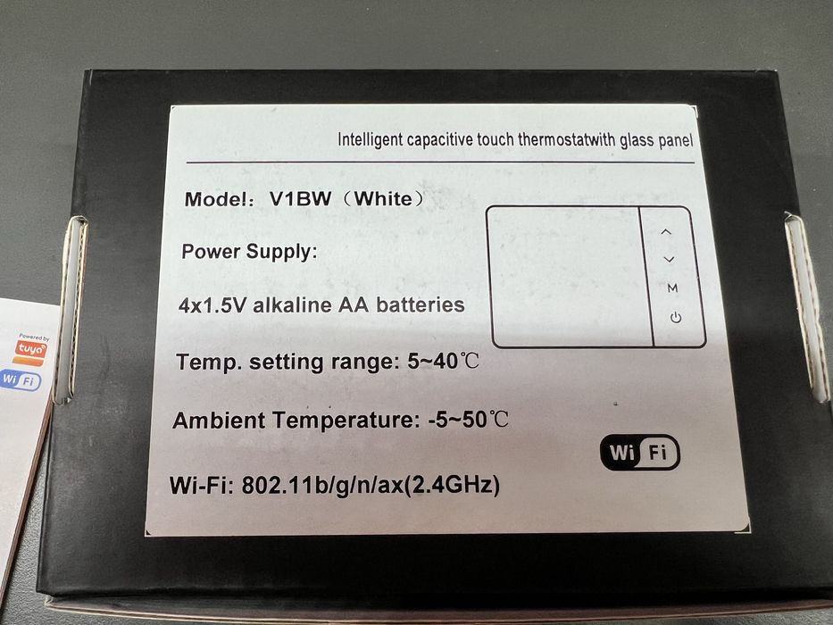 Termóstato Inteligente Wi-Fi (Tuya / Smart Life / Alexa) - NOVO