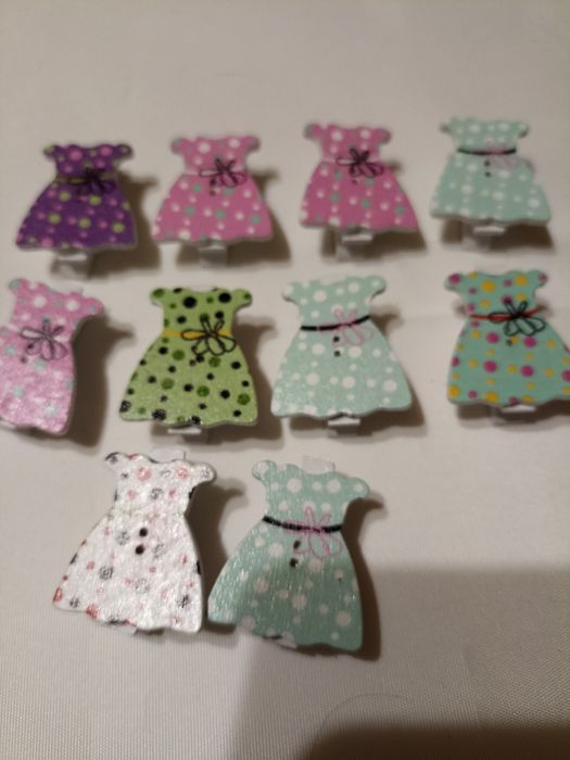 Прищепки декоративні