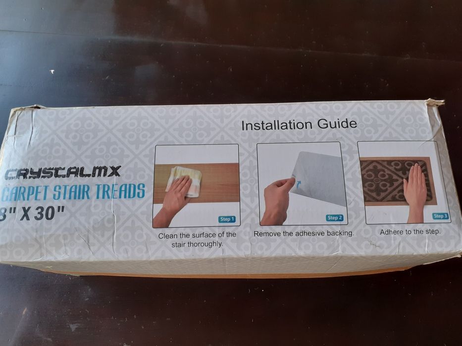 Tapetes P/escadaria de Madeira antiderrapantes