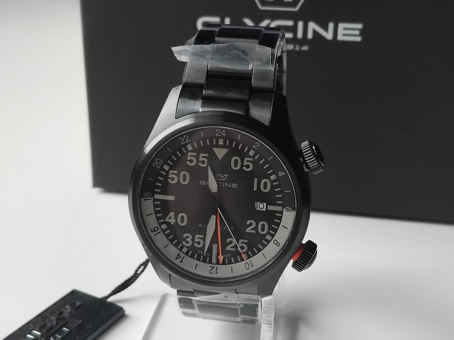-85% Годинник Glycine ' Airpilot GMT Date - GL0434 Swiss made