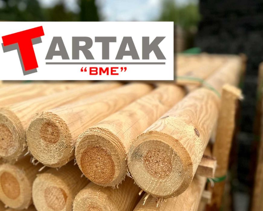 Palisady, wałki toczone, półwałki - TARTAK