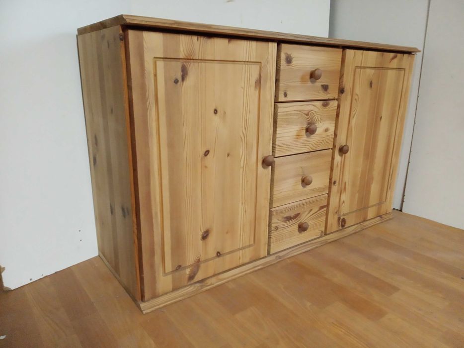 Komoda drewniana sosnowa