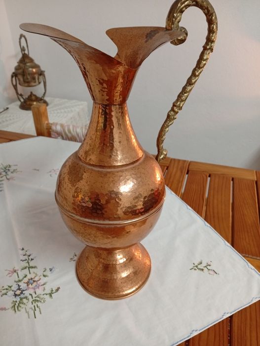 Peça antiga de latão/ cobre