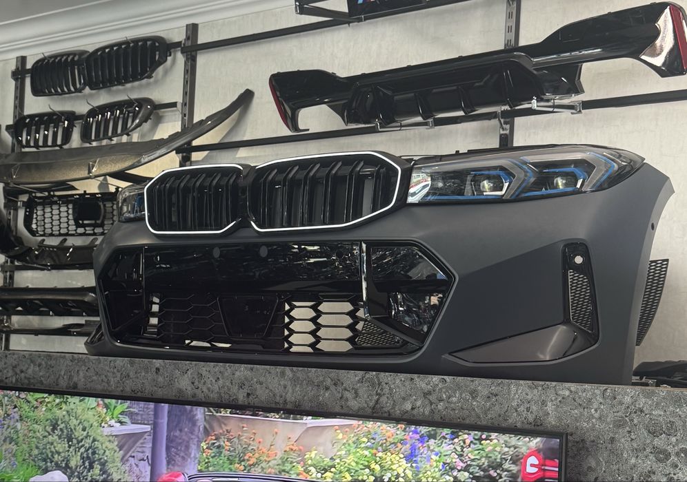 Обвес, рестайлинг M340i для BMW 3 G20 G21 (2018-2022) бампер фары LCI