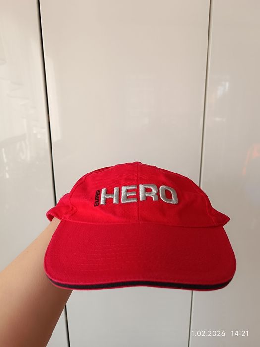 Czapka z daszkiem Super Hero czerwona