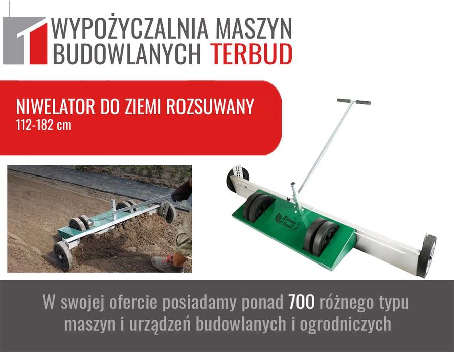 Niwelator do ziemi rozsuwany 112-182 cm