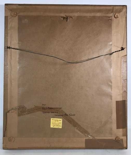 Tapeçaria 1975 em moldura Ornamentada