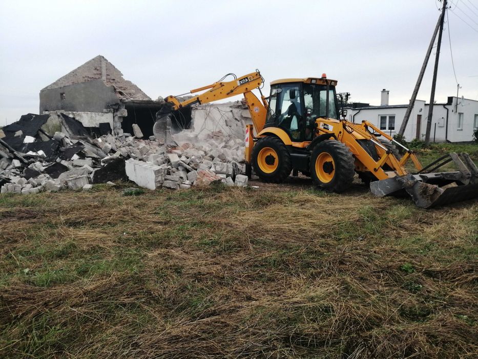 Rozbiórki, wyburzenia budynków, wywóz gruzu, ziemi,prace ziemne,wykopy