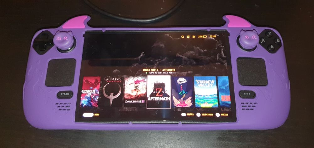 Steam Deck OLED 512 GB + Acessórios