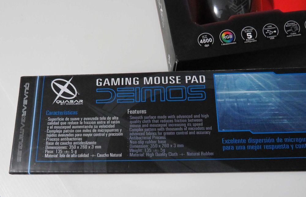 Rato Gaming RGB com Avargo A704E alto desempenho + Tapete NOVO/SELADO64286044779395122